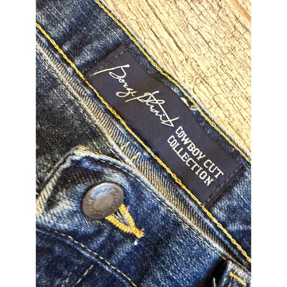 Wrangler George Strait Cowboy Cut Denim Jeans Western 34x32 Mens 34 x 32 13MGSDS - Picture 4 of 11